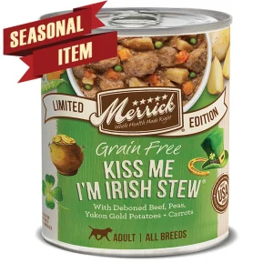 Merrick Dog Seasonal Kiss Me IM Irish, 12.7 oz 12 ct