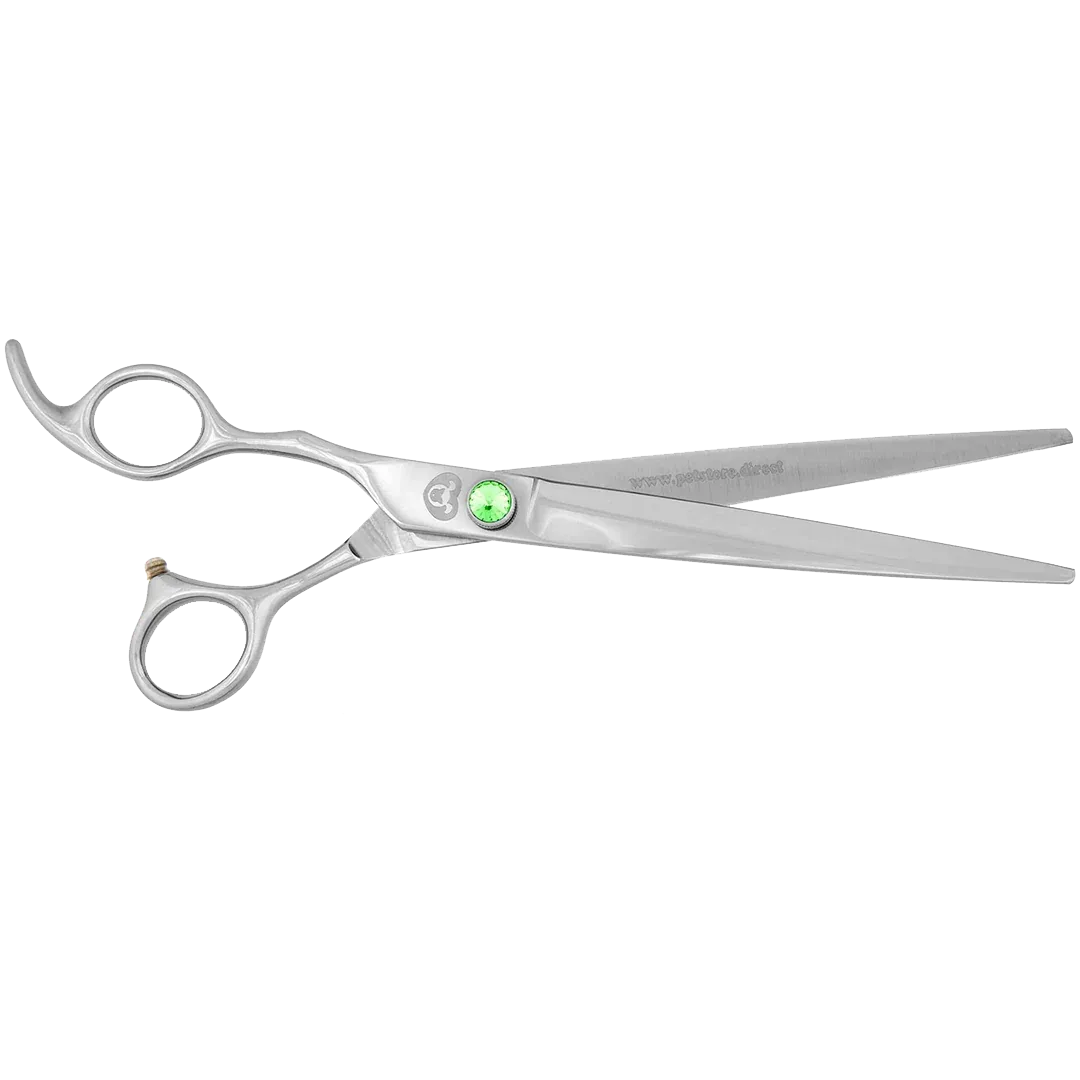 8" Lefty Straight Grooming Shears by PetStore.Direct