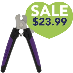Nail Trimmer Black and Purple Large by Aussie Dog
