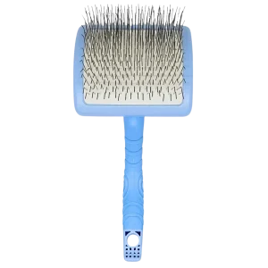 Good Boy Large Plastic Handle Slicker Brush Blue by Zolitta