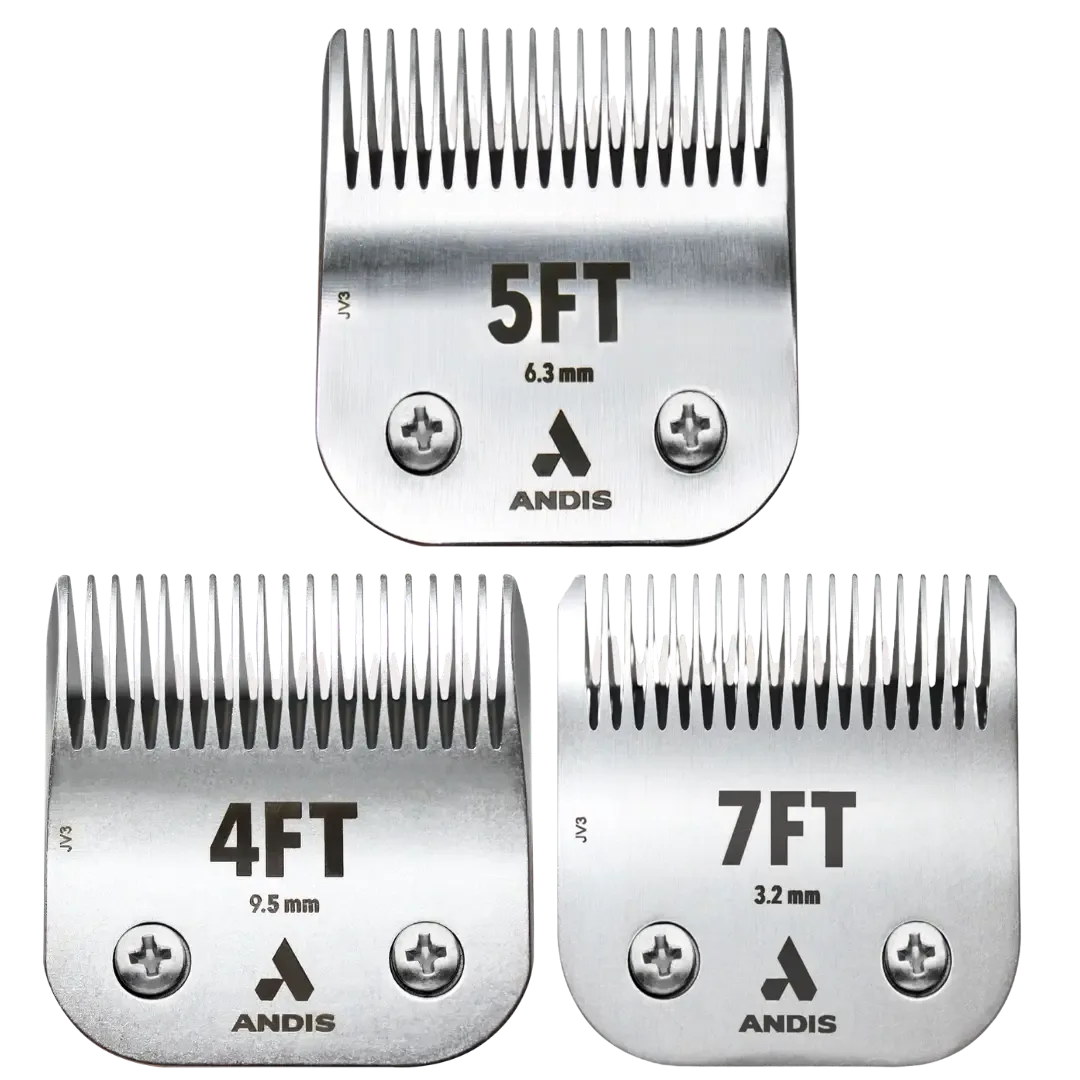 CeramicEdge Fine-Tooth Blade Set of 3 by Andis - Image 2