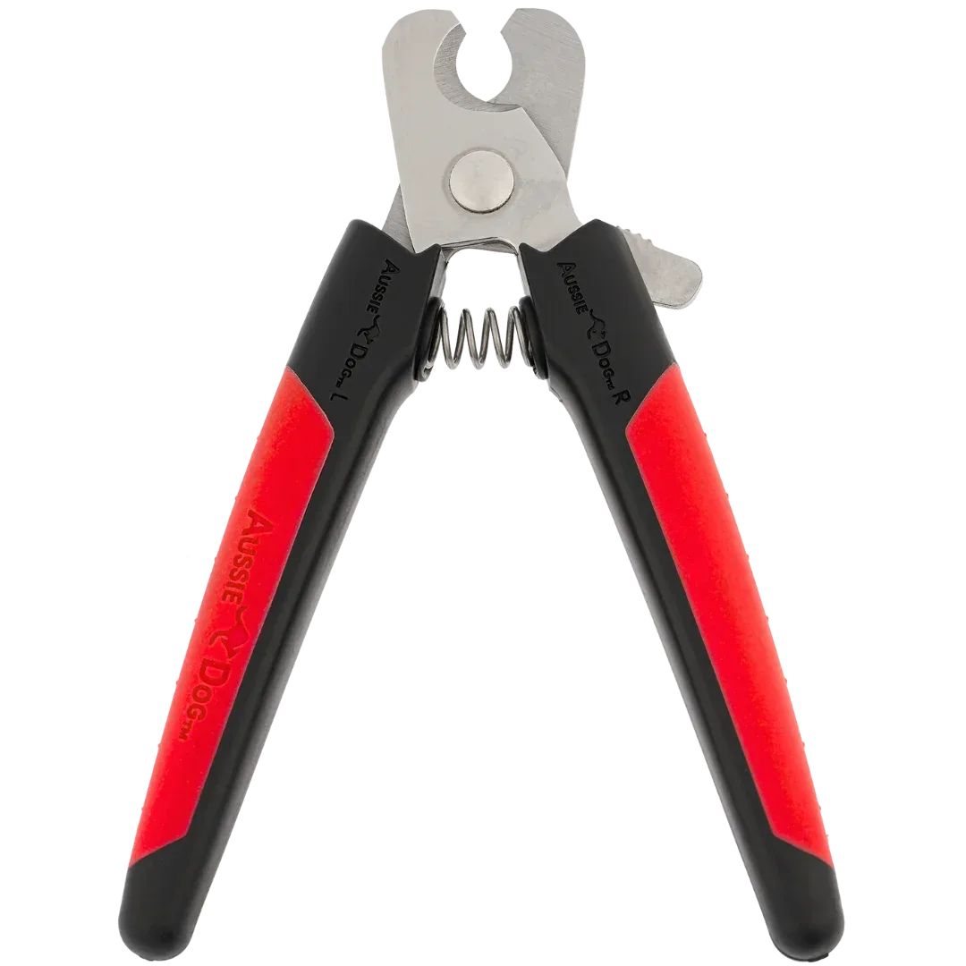 Nail Trimmer Black and Red Large by Aussie Dog - Image 2