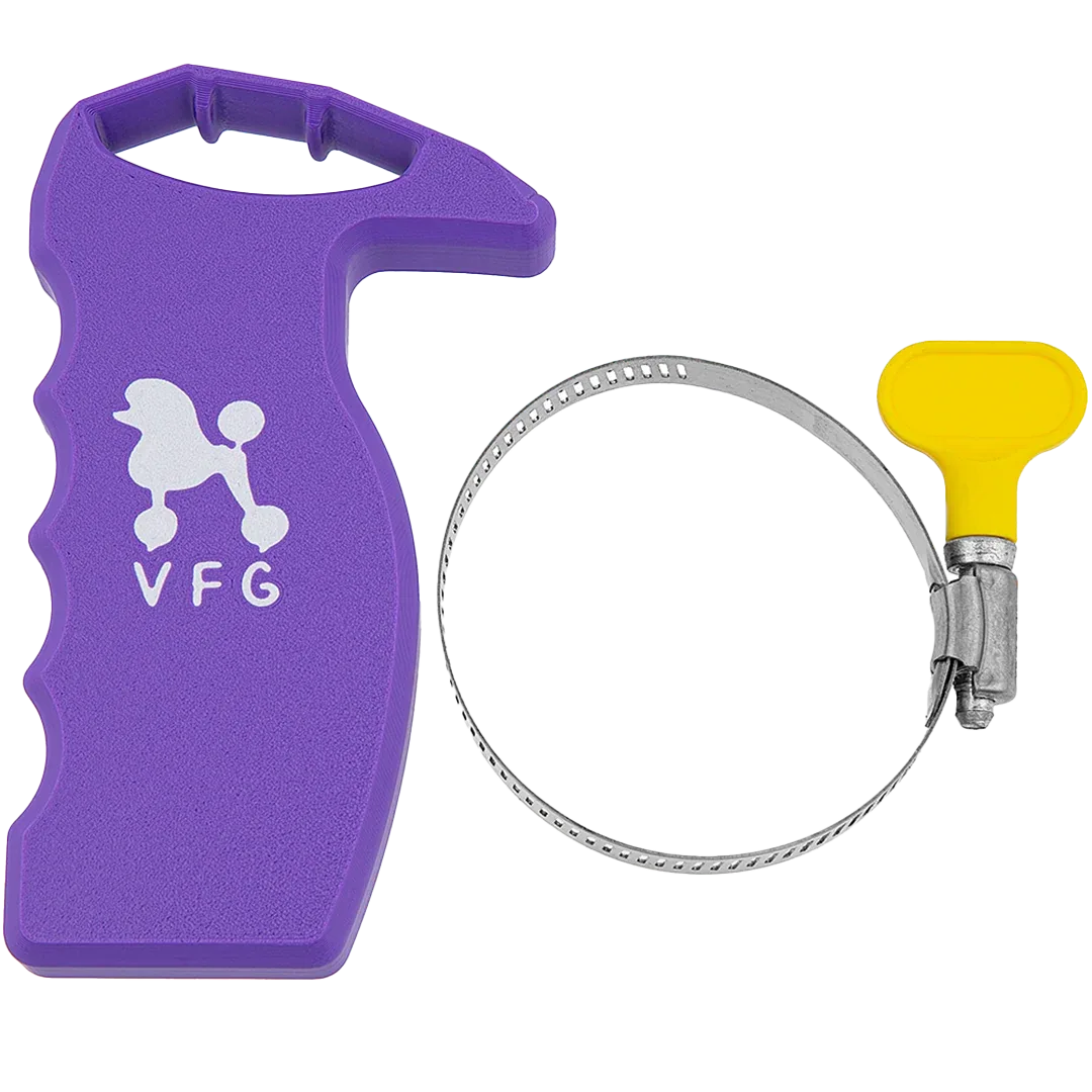 Furm Grip Dryer Handle Purple by Vanity Fur