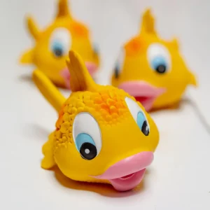 Kissy Fish Squeaky Rubber Dog Toy
