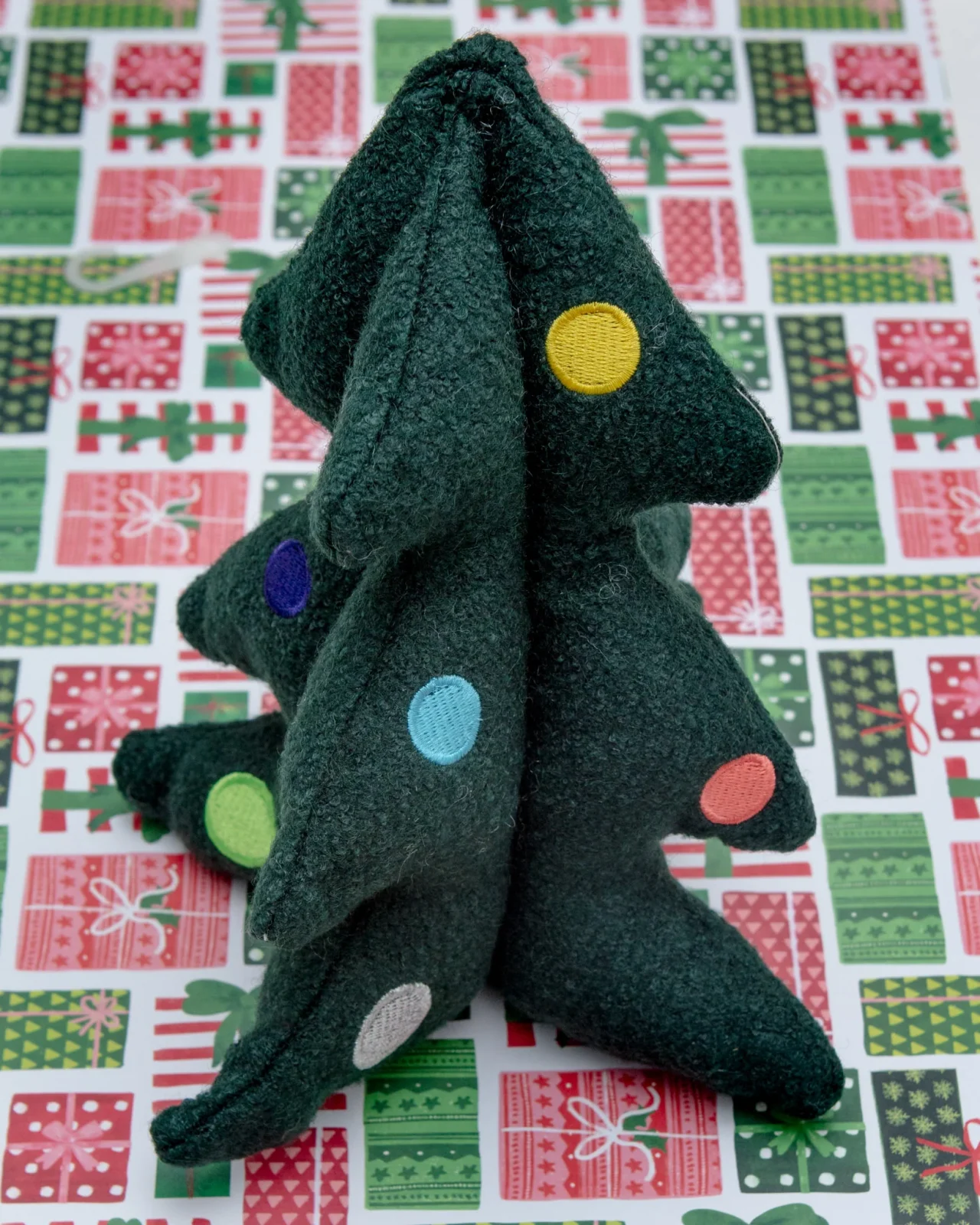 Woolie Tree Squeaky Dog Toy