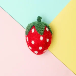 Strawberry Catnip Cat Toy