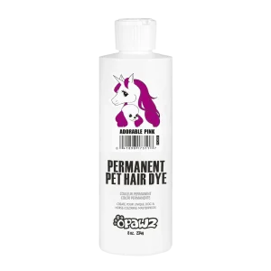 Permanent Dog Hair Dye Adorable Pink 8oz by Opawz