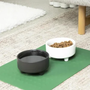 Bubbles Dog Placemat in Forest Green