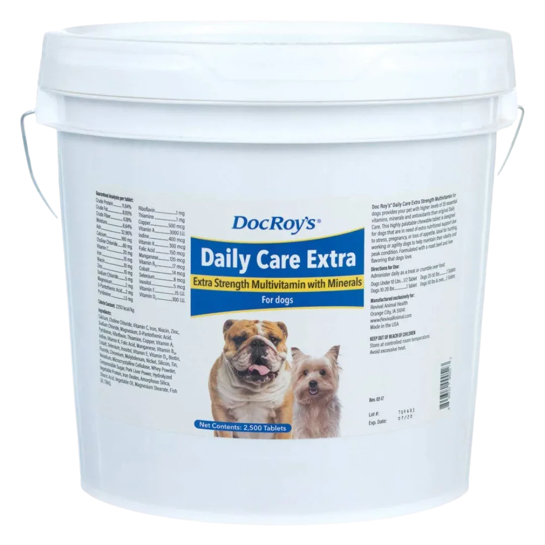 Daily Care Extra Canine 2500ct by Doc Roy's
