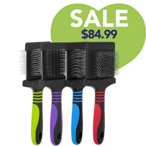 Set of 4 Slicker Brushes by Dog Fashion Spa
