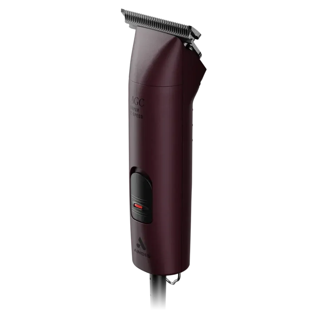 AGC Super 2-Speed Clipper Maroon with T-84 Detachable Blade by Andis - Image 2