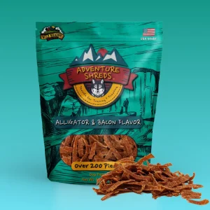 Adventure Shreds Alligator Dog Treat (Made in the USA)