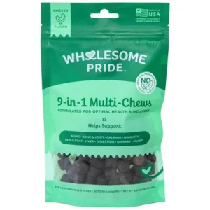 Wholesome Pride 9-in-1 Multi-Chews Supplement for Dogs 6.3oz