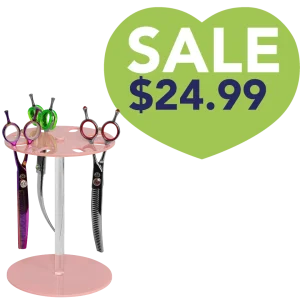 8 Scissor Tabletop Holder Light Pink by PetStore.Direct