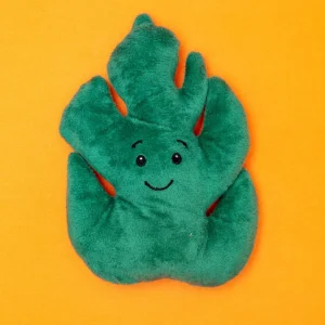 Monstera Recycled Squeaky + Crinkle Dog Toy (FINAL SALE)