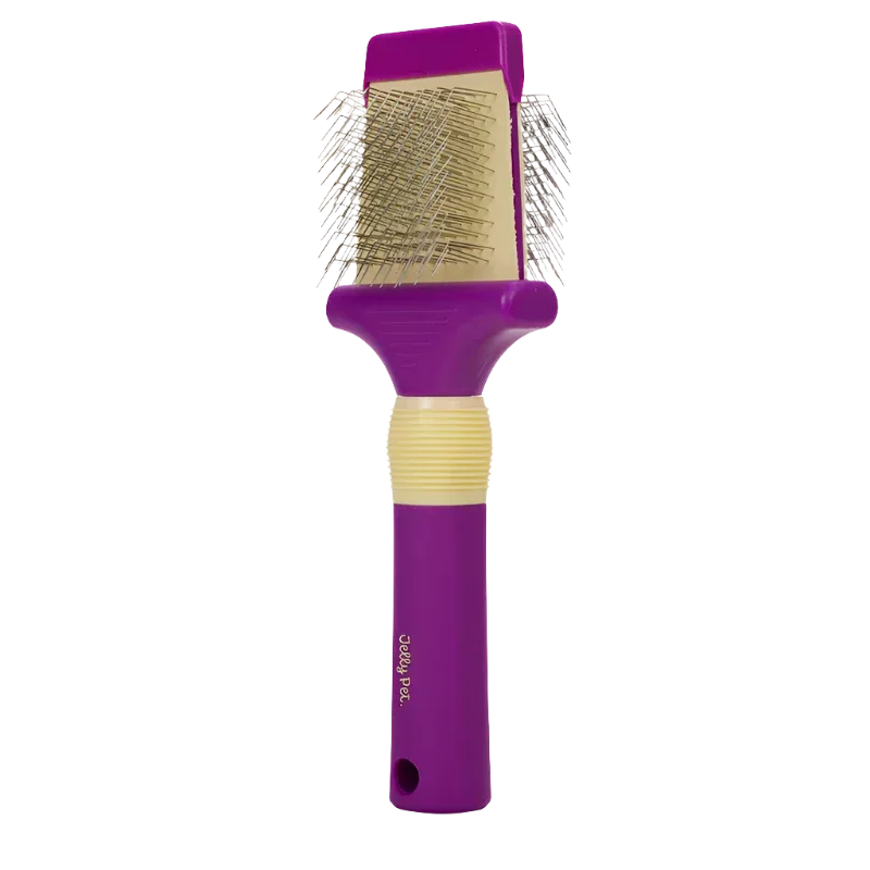Medium Double Sided Slicker Brush by Jelly Pet - Image 2