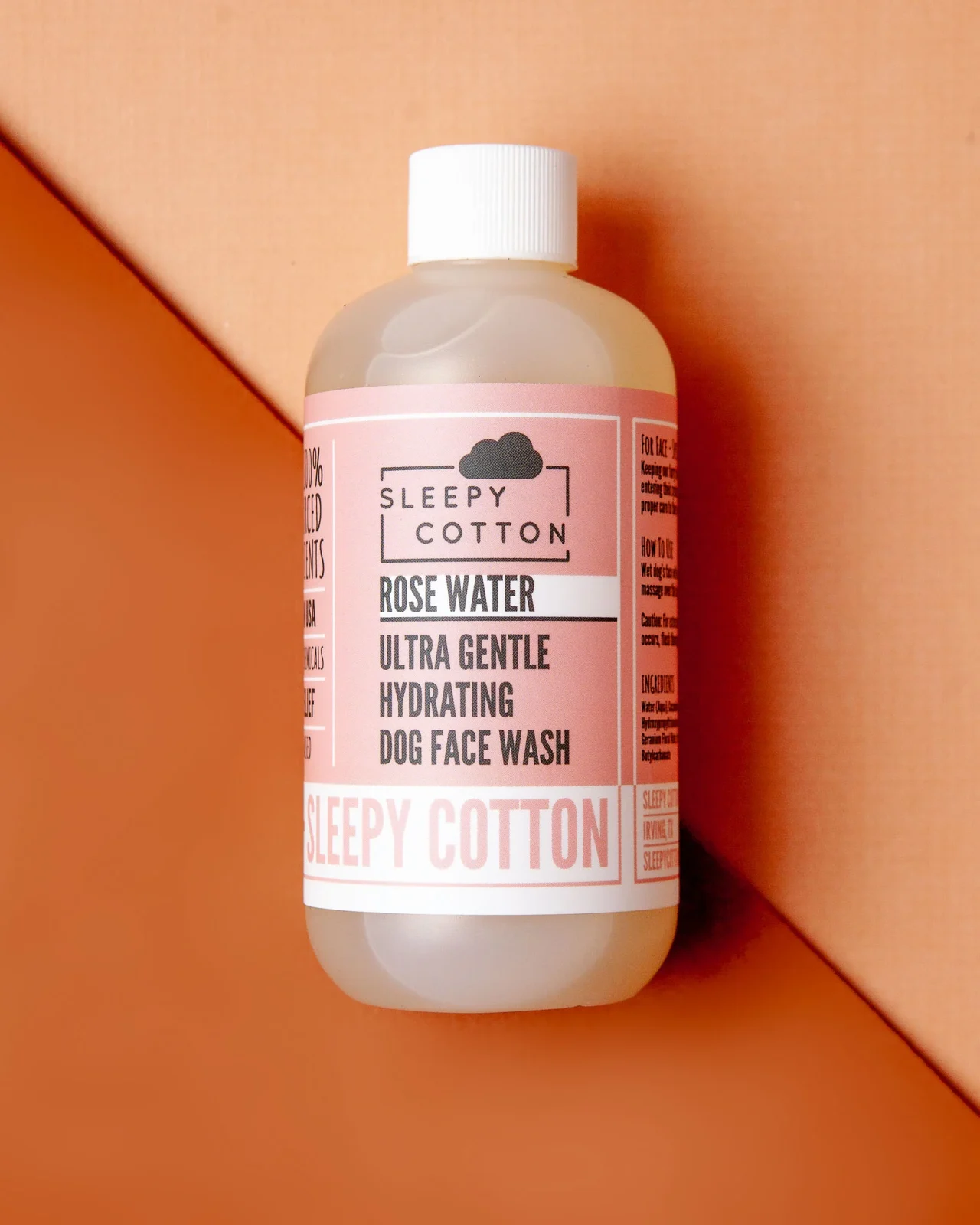 Gentle Hydrating Dog Face Wash with Rose Water <>