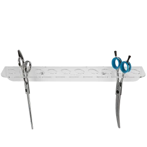 Acrylic 10 Scissor Holder Wall Mount Clear by PetStore.Direct