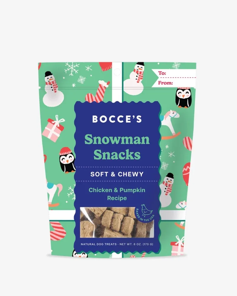 Snowman Snacks Chicken + Pumpkin Dog Treats (FINAL SALE) - Image 2