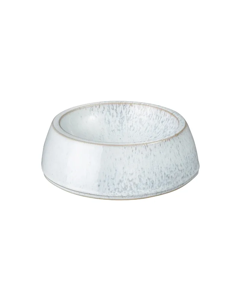 Ceramic Pet Bowl in Kiln White (Made in England)