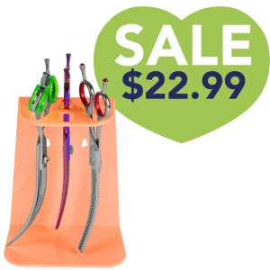 6 Scissor Tabletop and Wall Mount Holder Orange by PetStore.Direct