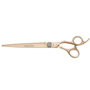 Crystal Gold Cobalt 8.5" Straight Shear by Geib