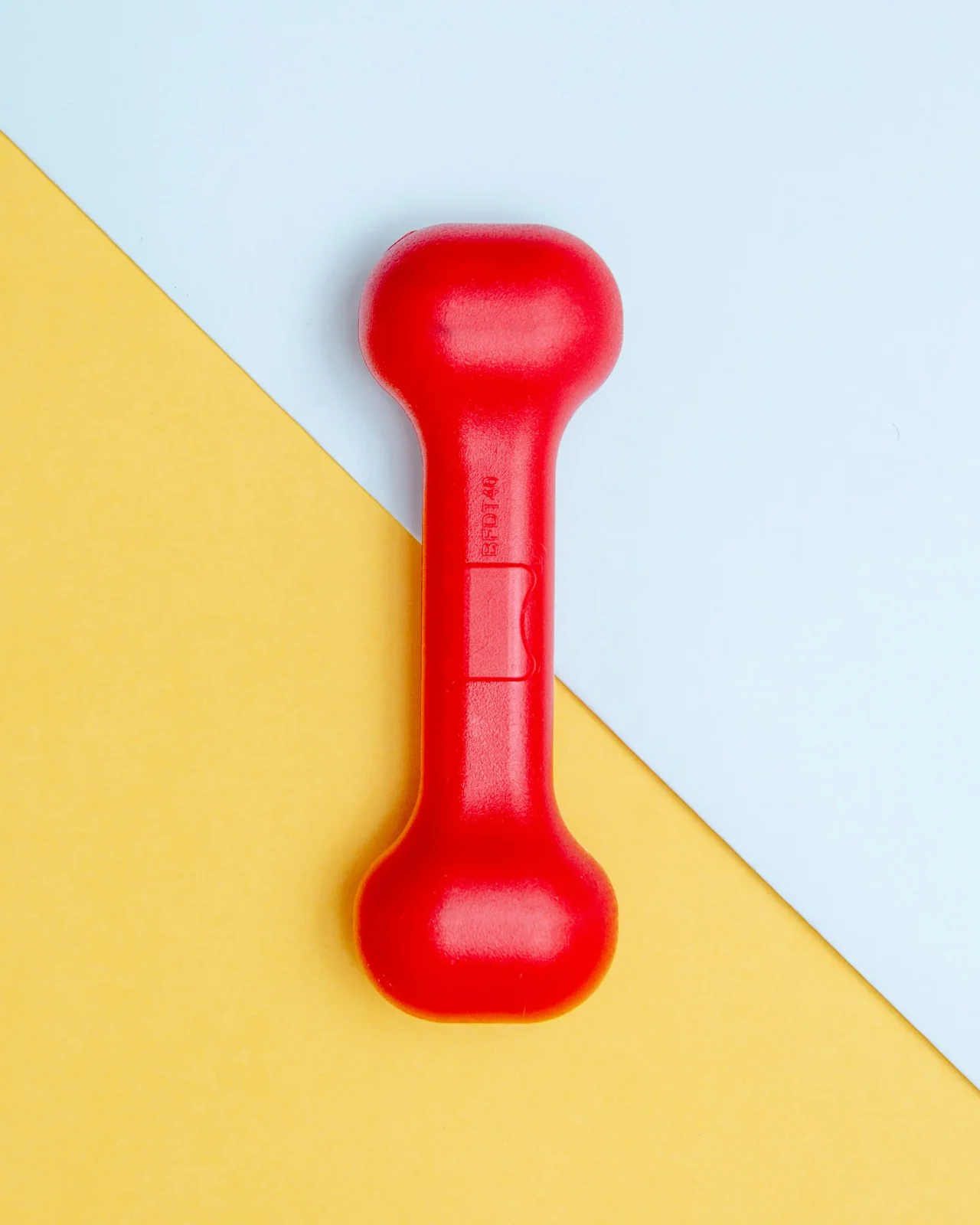 The Perfect Bone Dog Toy in Red (Made in the USA)