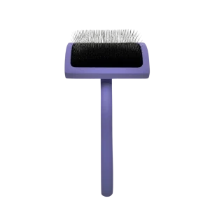 Medium Curved Karben Lavender Slicker Brush by Chris Christensen