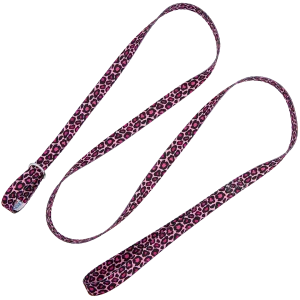 5ft Slip-Lead Leash Pink Leopard by Groom Loop
