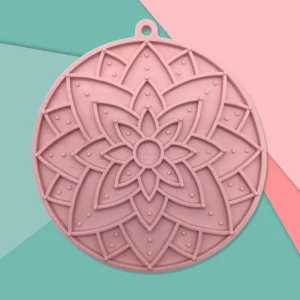 Lotus Enrichment Lick Mat in Blush or Sage (Made in the USA)