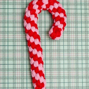 Candy Cane Dog Rope Toy