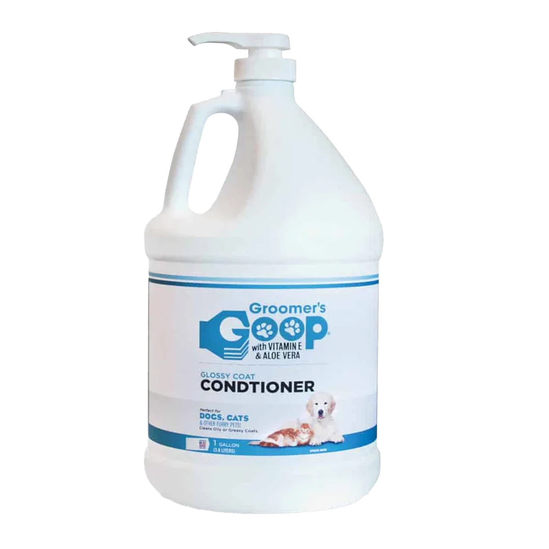 Glossy Coat Conditioner 1 Gallon with Pump by Groomer's Goop - Image 2