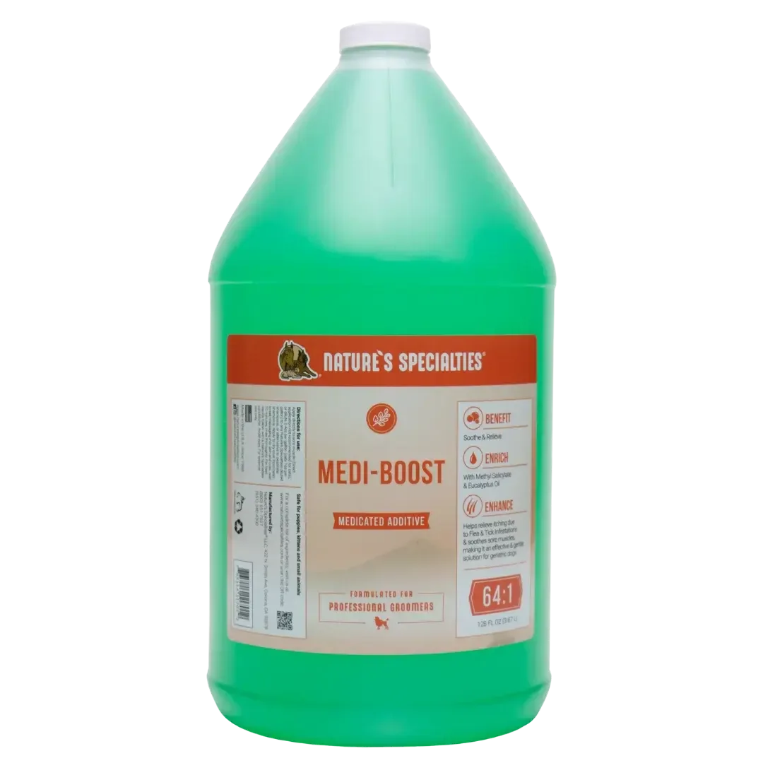Medi-Boost Medicated Additive Shampoo Booster Gallon by Nature's Specialties