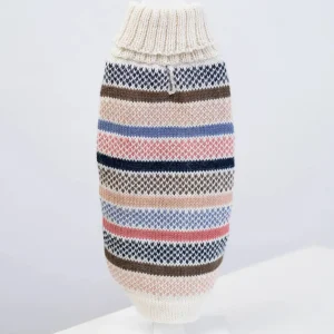 Blushline Stripe Alpaca Dog Sweater (FINAL SALE)