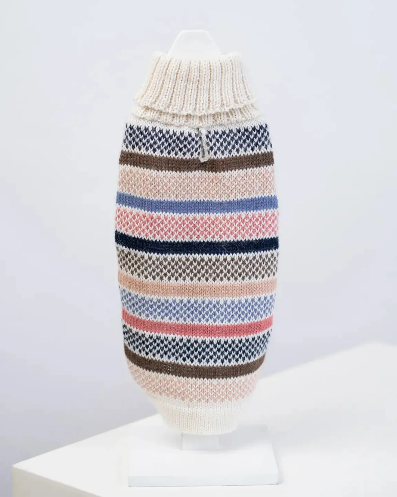 Blushline Stripe Alpaca Dog Sweater (FINAL SALE)