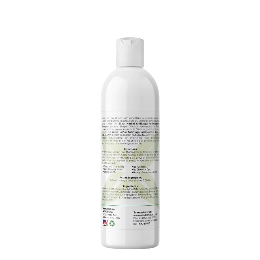 Silvet Herbal Antifungal Antimicrobial Shampoo 16oz by Nexderma - Image 2