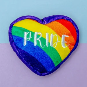 Rainbow Pride Heart Dog Toy (FINAL SALE)