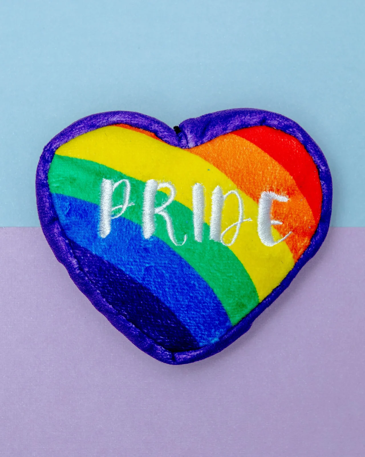 Rainbow Pride Heart Dog Toy (FINAL SALE)