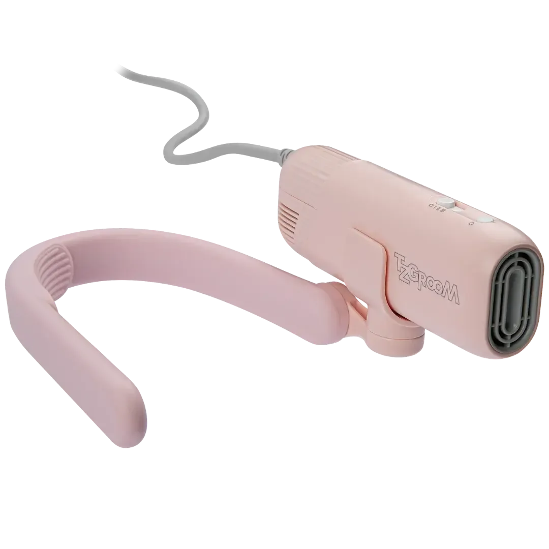 Pink Mini Portable Neck Dryer by TZGroom - Image 2