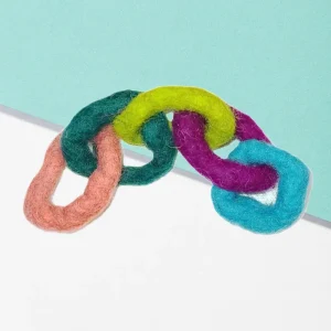 Wool Chain Link Cat Toy