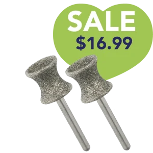 Concave Shape Dremel Bit Set of 2 by PetStore.Direct
