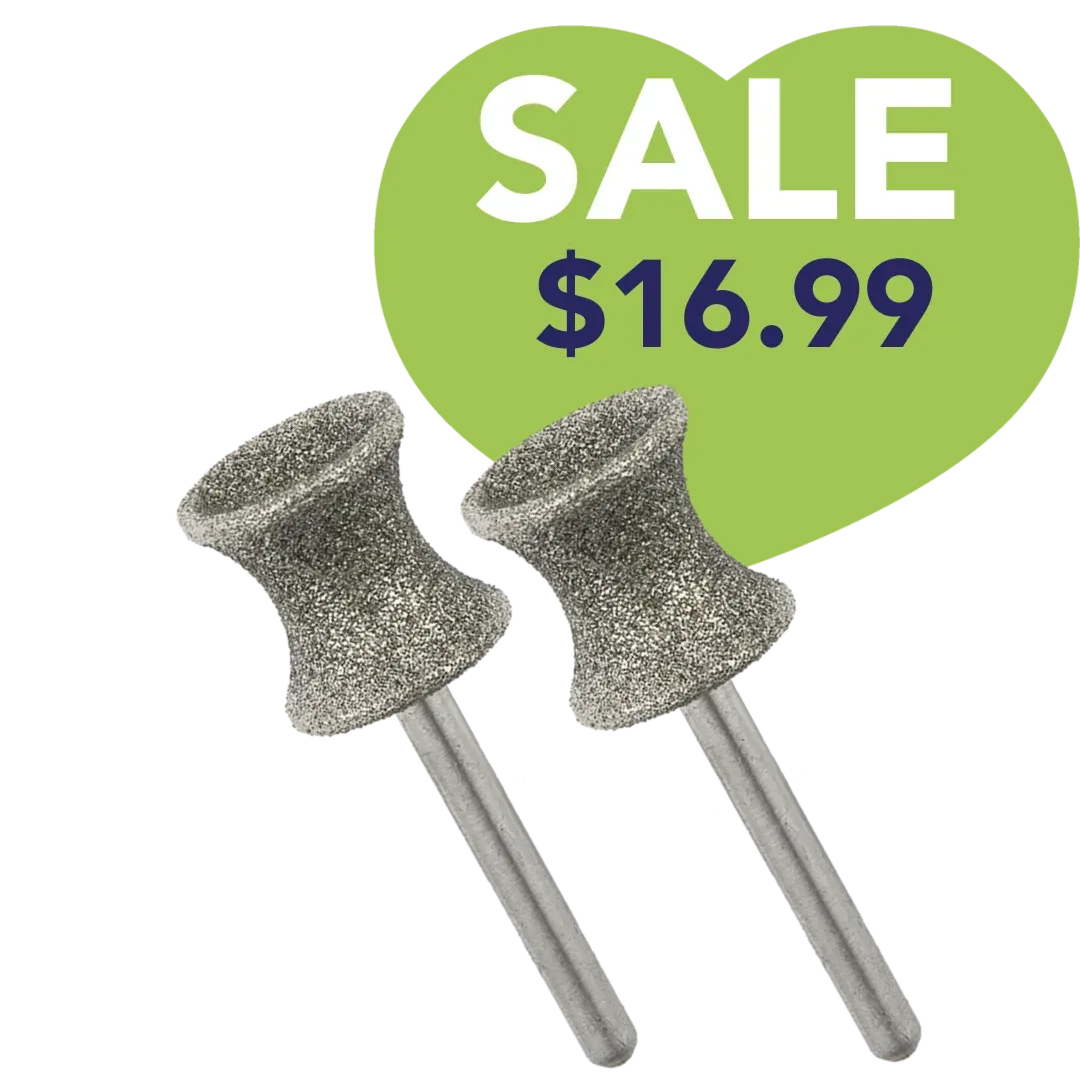 Concave Shape Dremel Bit Set of 2 by PetStore.Direct