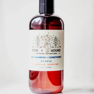 Acadia Dog Shampoo & Conditioner in Amber + Cedar Scent
