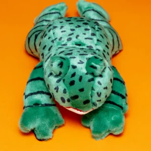 Oliver the Frog Plush Squeaky Dog Toy