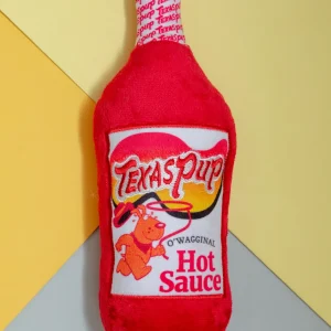 Texas Pup Hot Sauce Plush Dog Toy