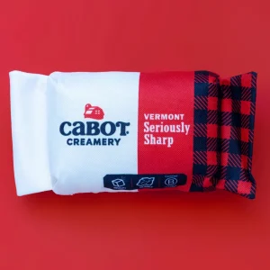 P.L.A.Y. X Cabot Creamery Seriously Sharp Squeaker Squeaky Dog Toy