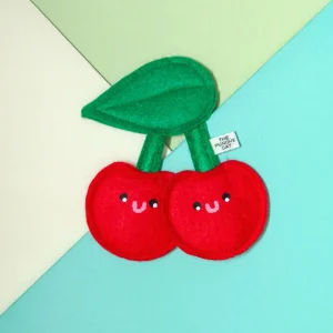 Twin Cherries Catnip Toy