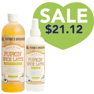 Pupkin Spice Latte Shampoo 16oz and Cologne 8oz Bundle by Nature's Specialties