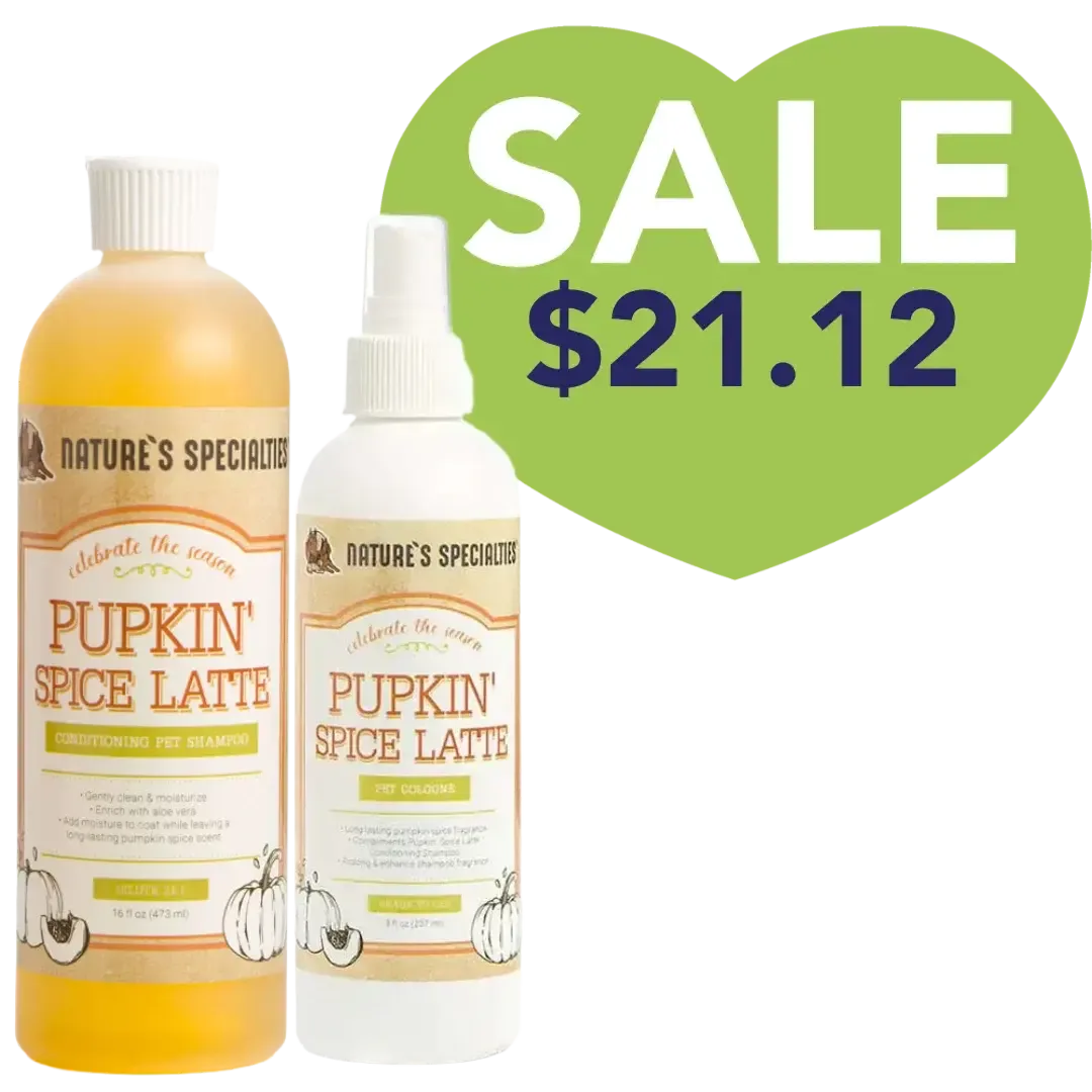 Pupkin Spice Latte Shampoo 16oz and Cologne 8oz Bundle by Nature's Specialties