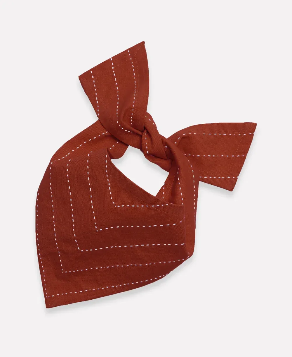 Arrow Dog Bandana in Rust - Image 2